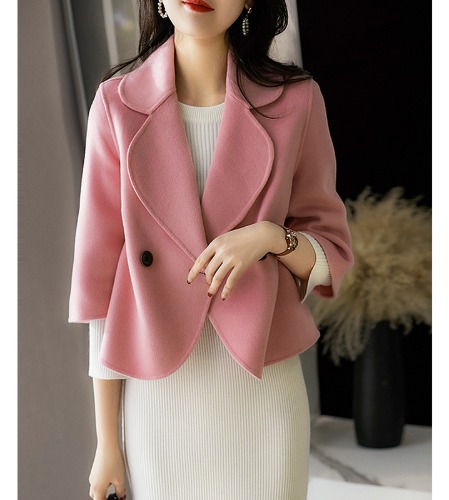 30대중반여성쇼핑몰 핑크 숏 코트